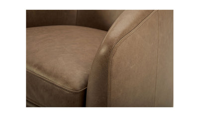 product image for Oscy Leather Swivel Chair 5 81