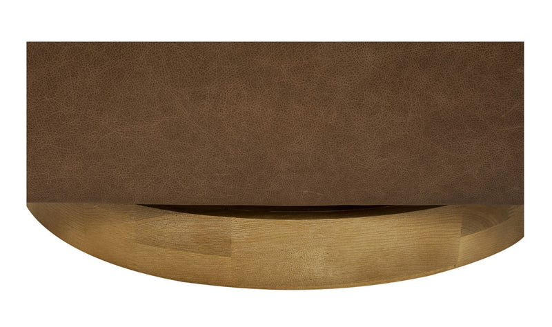 media image for Oscy Leather Swivel Chair 4 294