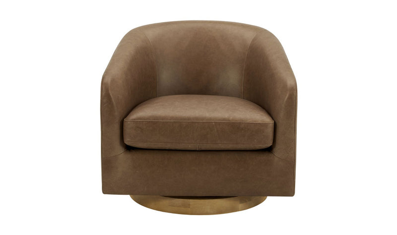 media image for Oscy Leather Swivel Chair 1 29