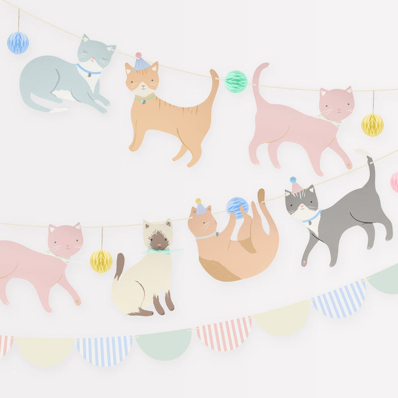 media image for cute kitten partyware by meri meri mm 267052 19 20