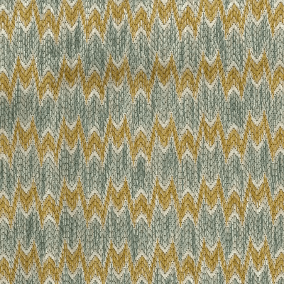 product image of Sample Montsoreau Weaves Dumas Fabric in Yellow/Aqua 589