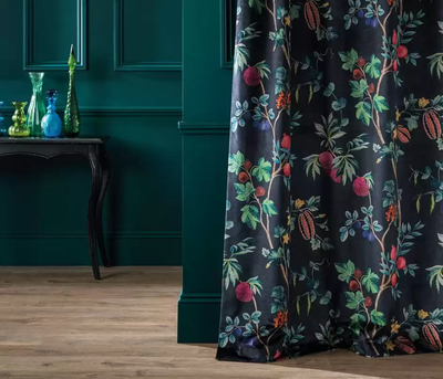product image for Orchard Velvet Fabric in Midnight 78