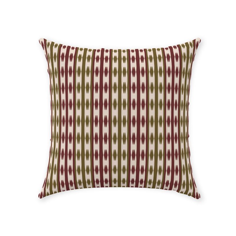 media image for Harlequin Stripe Throw Pillow 250