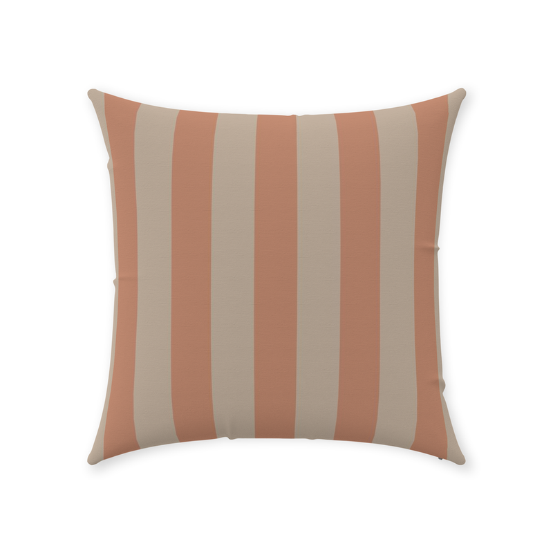 media image for Peach Stripe Throw Pillow 271