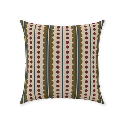 product image for Olives & Cranberries Throw Pillow 17