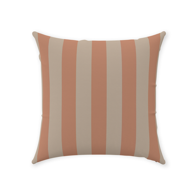 product image for Peach Stripe Throw Pillow 73