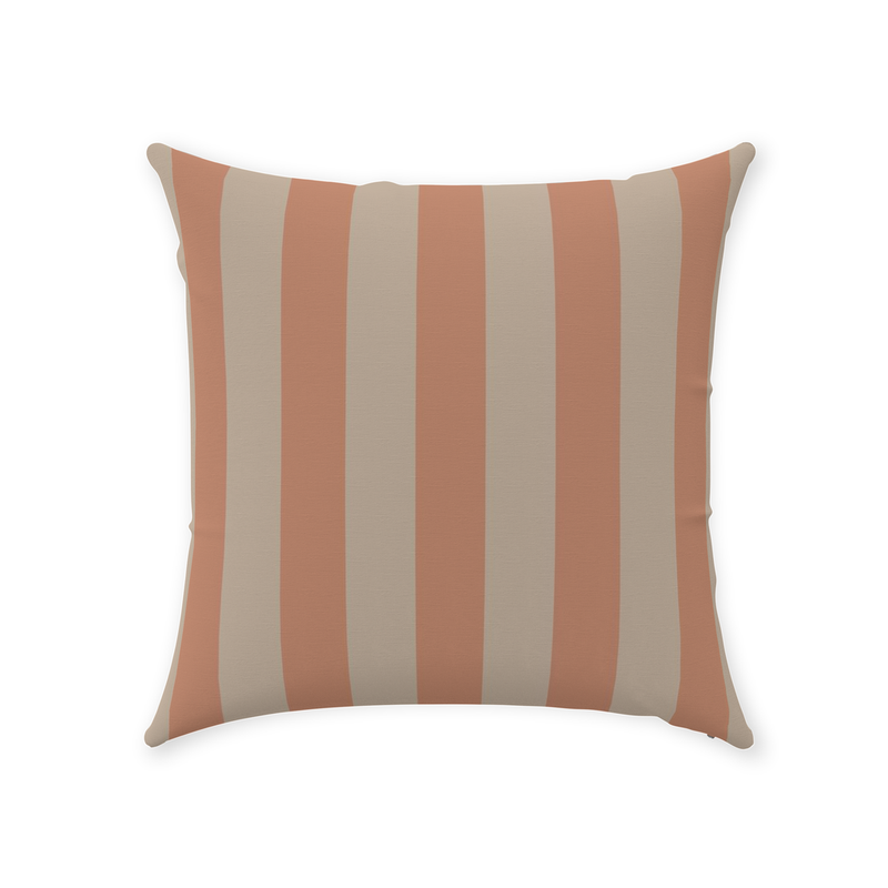 media image for Peach Stripe Throw Pillow 254
