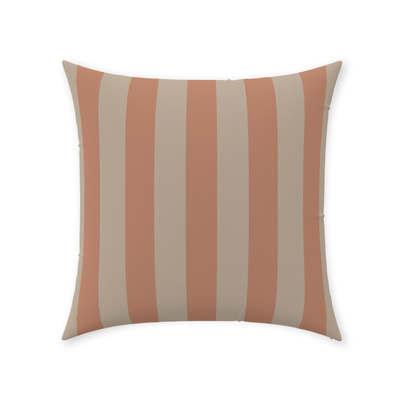product image for Peach Stripe Throw Pillow 6