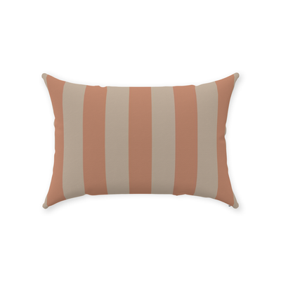 product image for Peach Stripe Throw Pillow 58