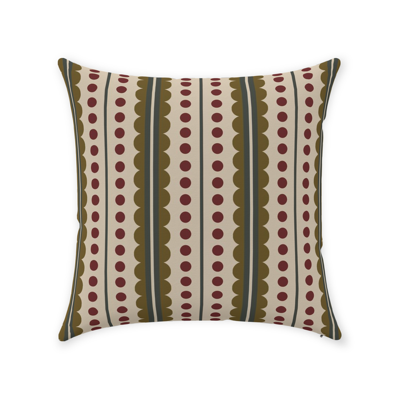 media image for Olives & Cranberries Throw Pillow 273