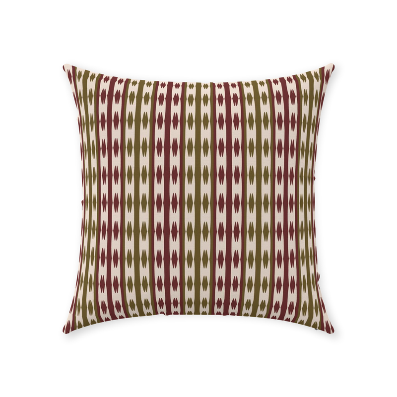 media image for Harlequin Stripe Throw Pillow 248