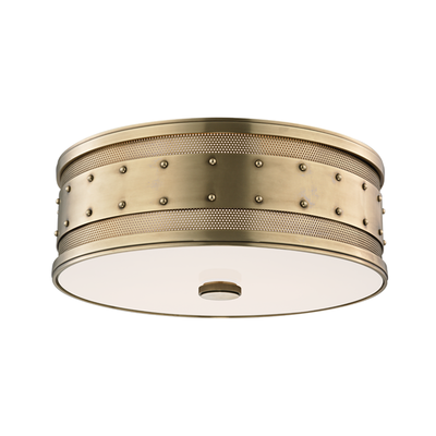 product image for hudson valley gaines 3 light flush mount 1 28