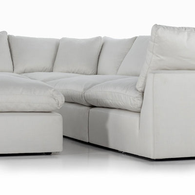 product image for Stevie 5-Piece Sectional Sofa w/ Ottoman in Various Colors Alternate Image 1 56