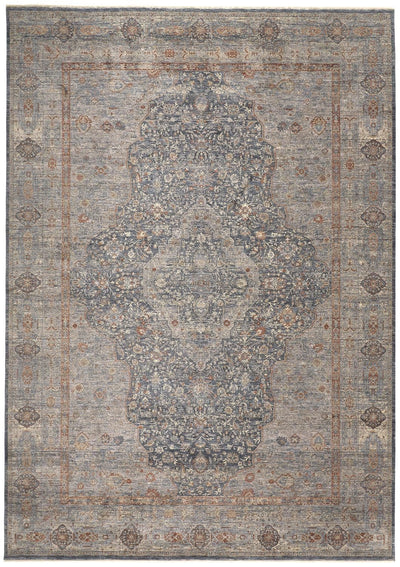 product image for Gilford Gray and Rust Rug by BD Fine Flatshot Image 1 49