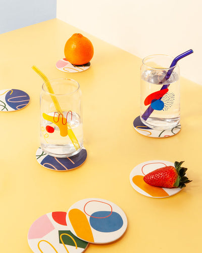 product image for drinking glass in various colors 6 51
