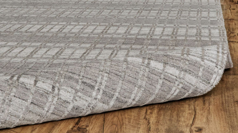 media image for Odami Hand Woven Light Gray and Warm Rug by BD Fine Roll Image 1 242