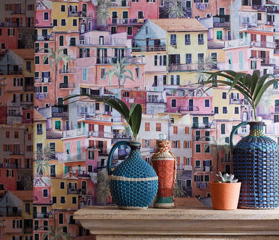 product image for Portovenere Wallpaper in multi-color from the Manarola Collection by Osborne & Little 88