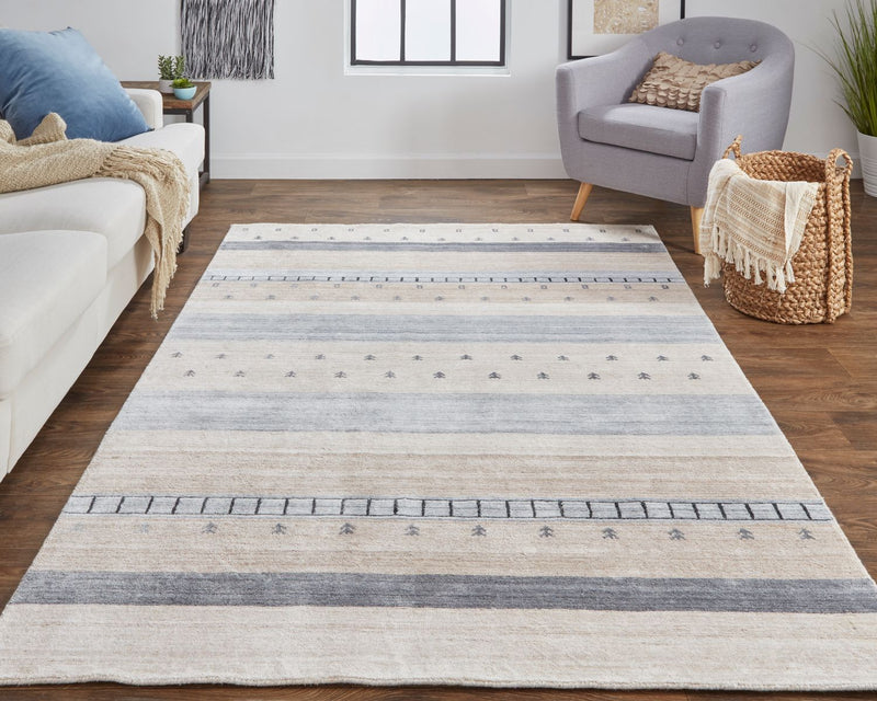media image for Yurie Beige and Gray Rug by BD Fine Roomscene Image 1 246