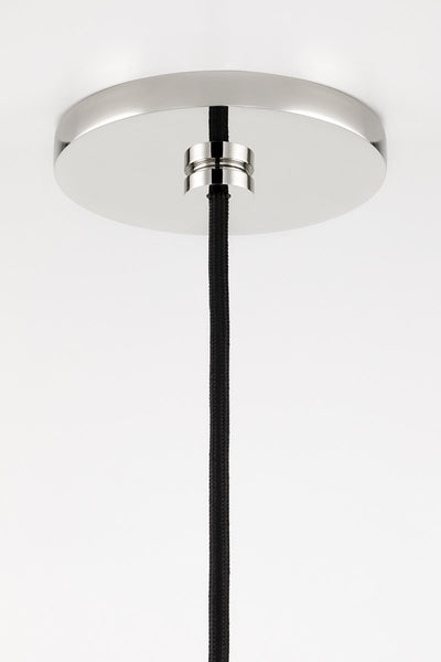product image for cassidy 1 light small pendant by mitzi h421701s agb wh 5 68