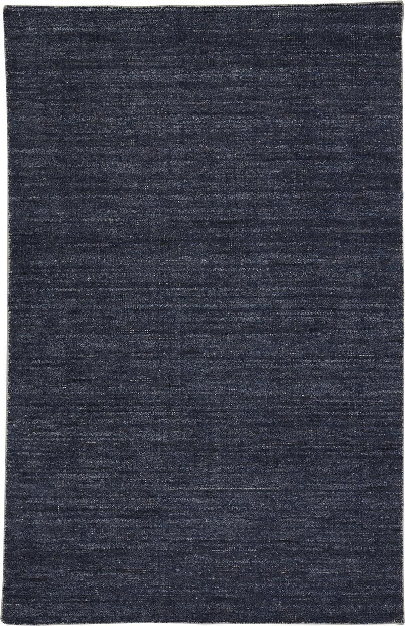 media image for Legros Hand Woven Navy Blue Rug by BD Fine Flatshot Image 1 241