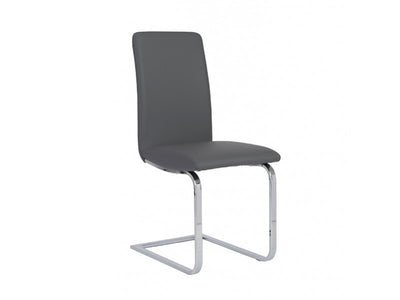 product image for Set of Two Cinzia Side Chairs in Grey design by Euro Style 1
