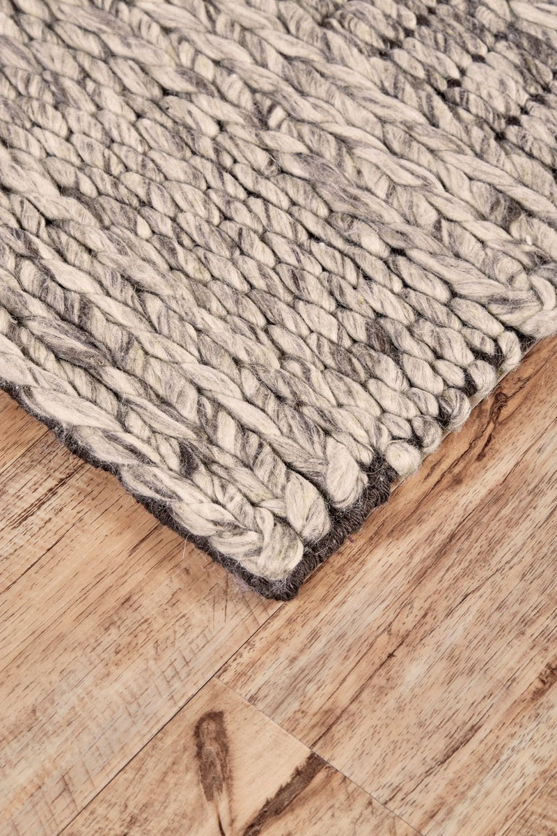 media image for Genet Hand Woven Ivory and Gray Rug by BD Fine Corner Image 1 25