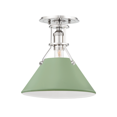 product image for painted no 2 semi flush by hudson valley lighting mds353 agb bb 7 44