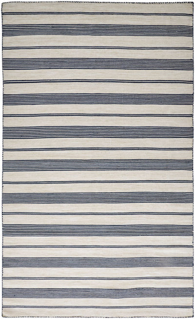 product image for Granberg Hand Woven Blue and Ivory Rug by BD Fine Flatshot Image 1 30
