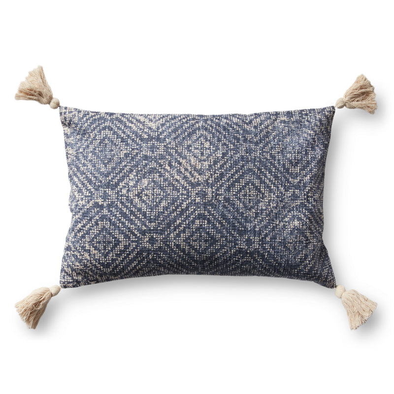 media image for Hand Woven Blue Pillow Flatshot Image 1 288