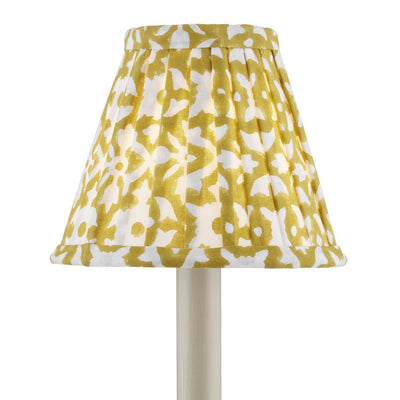 product image for Block Print Pleated Chandelier Shade 2 2