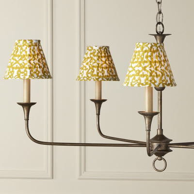 product image for Block Print Pleated Chandelier Shade 20 95
