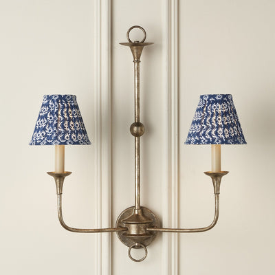 product image for Block Print Pleated Chandelier Shade 17 84