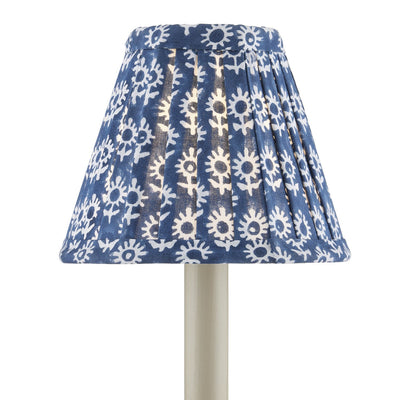 product image for Block Print Pleated Chandelier Shade 5 4
