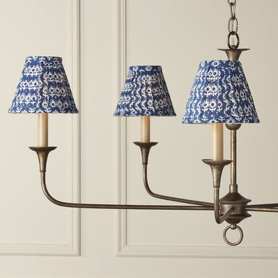 product image for Block Print Pleated Chandelier Shade 23 60