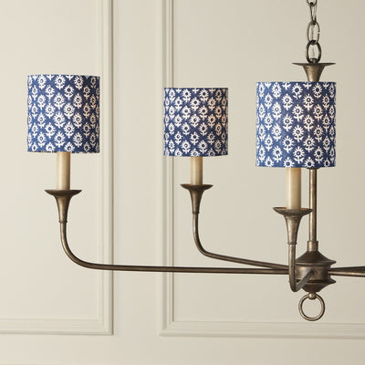 product image for Block Print Drum Chandelier Shade 23 74