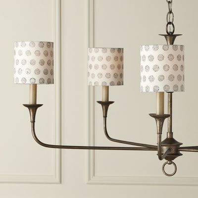 product image for Block Print Drum Chandelier Shade 21 64