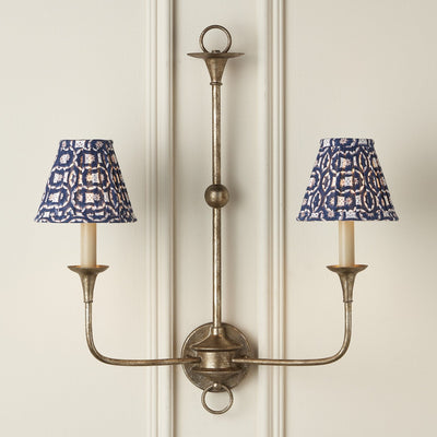 product image for Block Print Pleated Chandelier Shade 18 57