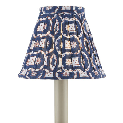product image for Block Print Pleated Chandelier Shade 6 78