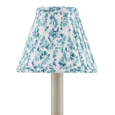 product image for Block Print Pleated Chandelier Shade 7 2