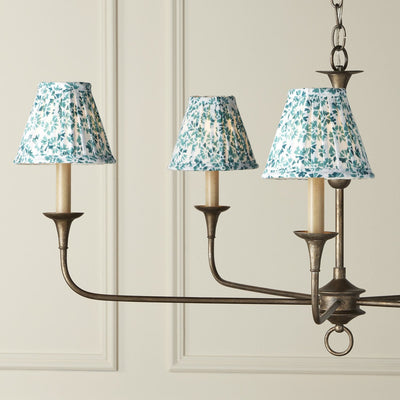 product image for Block Print Pleated Chandelier Shade 19 16