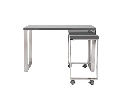 product image for Dillon Desk in Grey Lacquer design by Euro Style 73