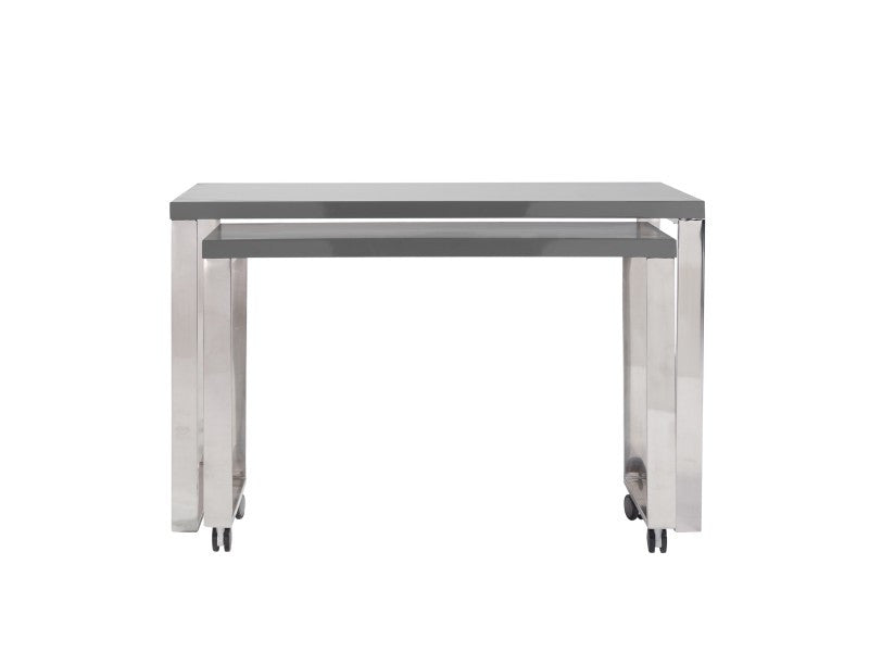 media image for Dillon Desk in Grey Lacquer design by Euro Style 210
