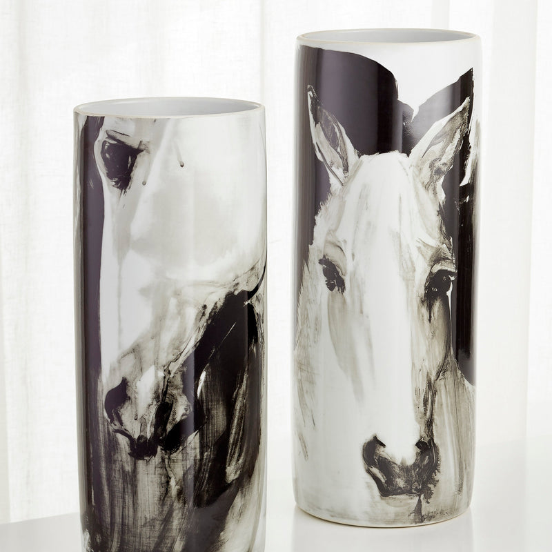 media image for stallion vase cyan design cyan 9872 5 28