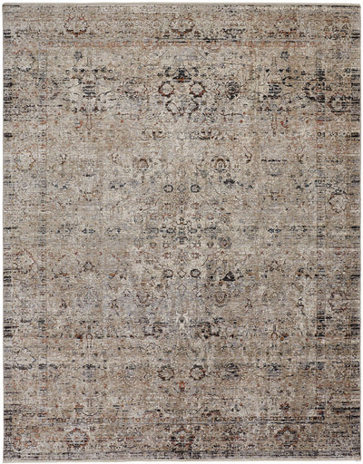 product image of Ennis Ivory and Gray Rug by BD Fine Flatshot Image 1 55