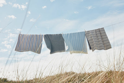 product image for raita towel medium caramel optic blue 2 82