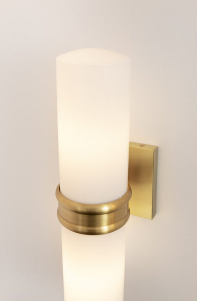 product image for natalie 2 light wall sconce by mitzi h328102 agb 4 72