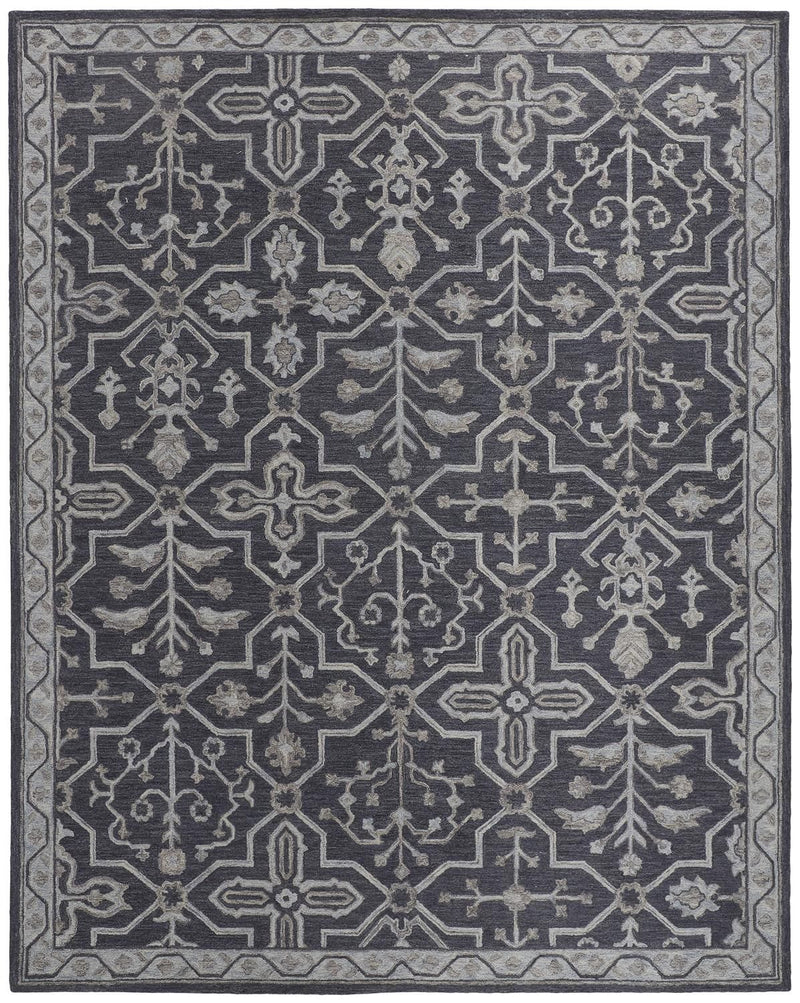 media image for Faris Hand Tufted Odyssey Gray Rug by BD Fine Flatshot Image 1 224