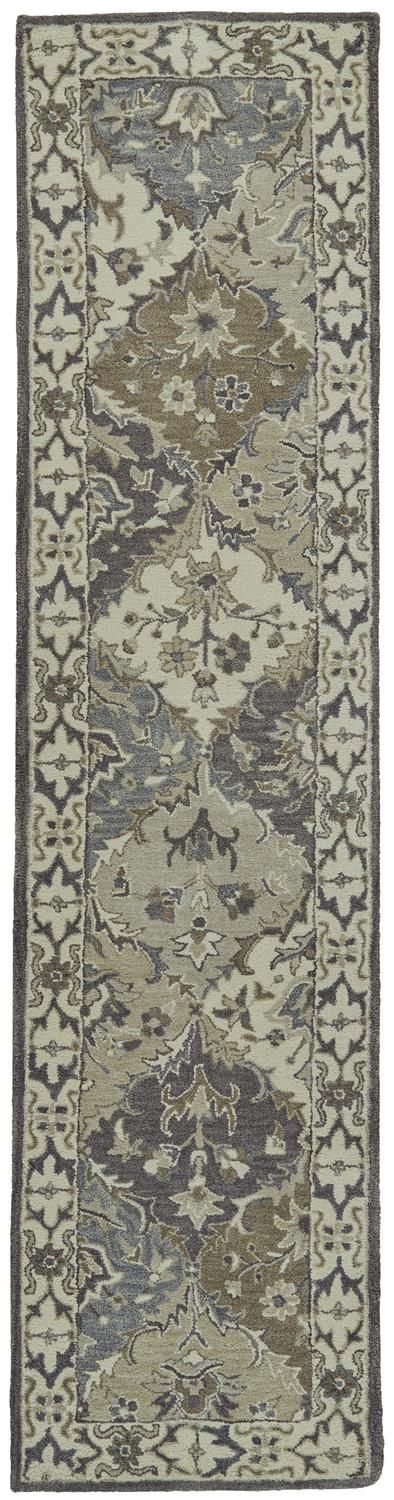 product image for Botticino Blue and Gray Rug by BD Fine Flatshot Image 1 87