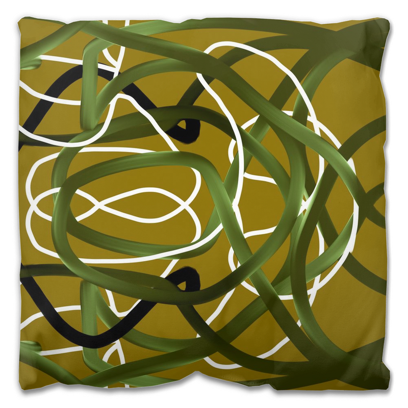 media image for olive knots throw pillow 16 289