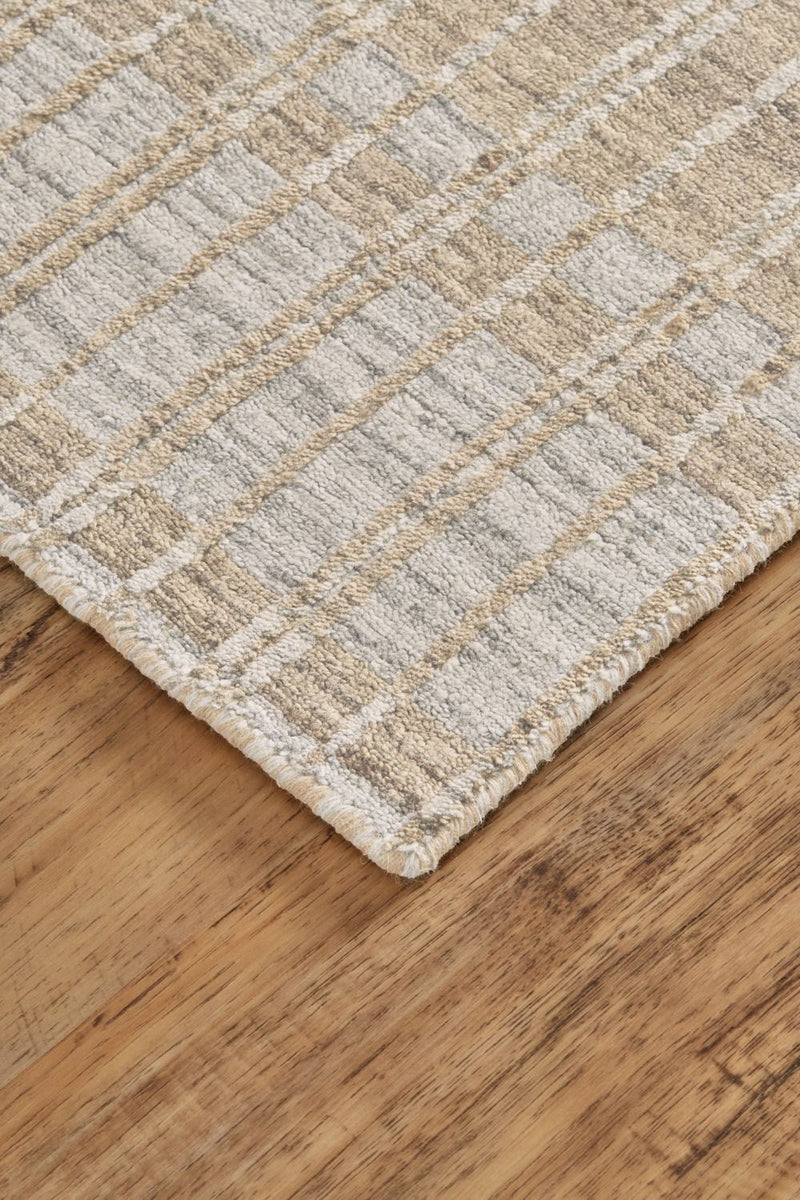 media image for Odami Hand Woven Beige and Gray Rug by BD Fine Corner Image 1 255